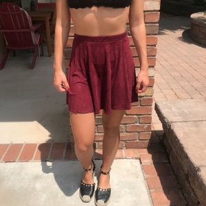 LA HEARTS cute velvet skirt